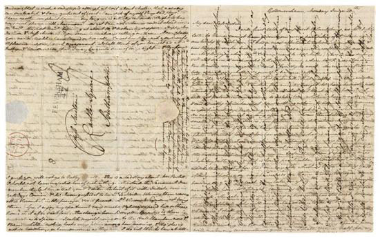 Jane Austen letter to sister Cassandra, Morgan Library
