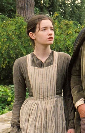 old fashioned pinafore dress