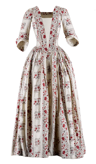 cotton-fabric-Indian-dress-British-1740-