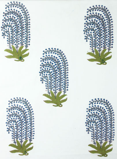 indigo-fern-block-print